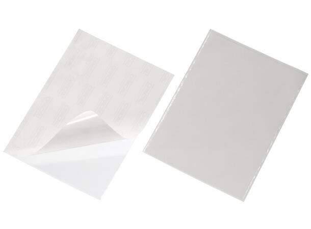Plastlomme DURABLE selvklebende A4 (50) 